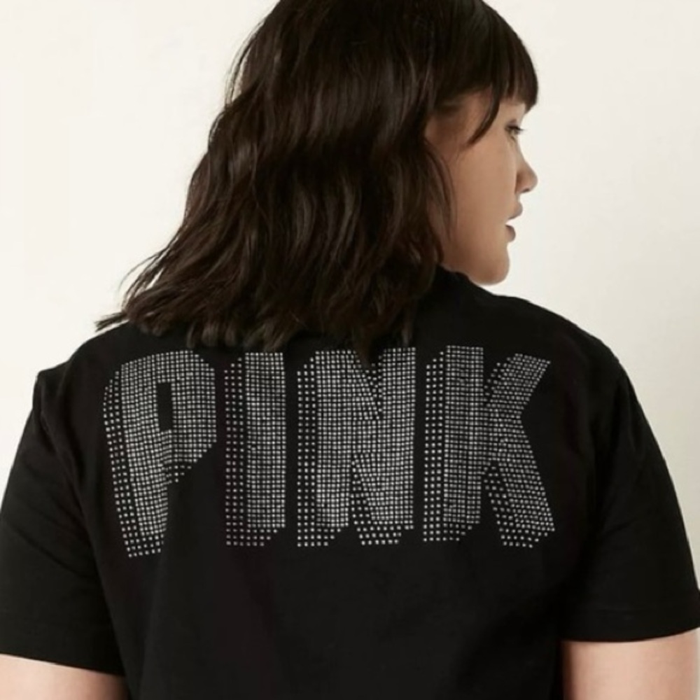 PINK Victoria’s Secret Bling Rhinestone T-Shirt